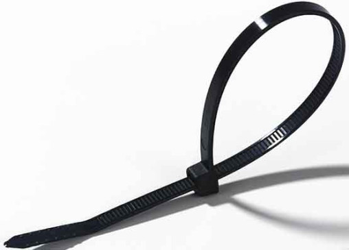 Kabelbinder schwarz 360mm x 4.8mm, Packung à 100 Stk.
